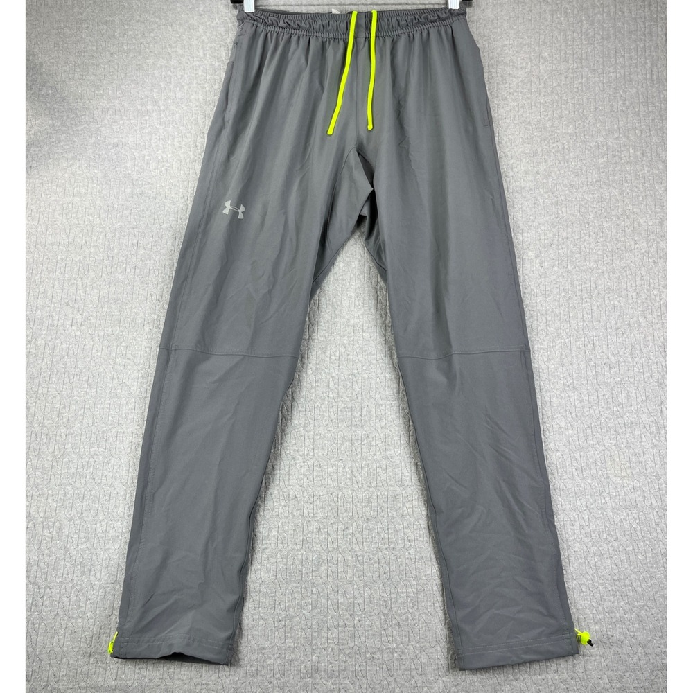 Under Armour Storm 1 HeatGear Pants Youth‎ L Men (30) Gray Laser Cut Ventilation